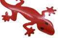 Samolepiaca dekorácia Gecko - červená