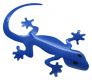 Samolepiaca dekorácia Gecko - modrá