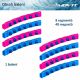 MOVIT Hula Hoop masážna obruč - 103 cm, 48 magnetov