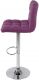 Sada barových stoličiek, fialová, 2 ks