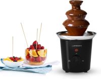 Čokoládová fontána 60 W, čierna