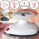 JAGO Žehlička naparovacia cestovná, biela, 260 - 420 W