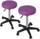 Sada stoličiek na kolieskach, 2 ks, fialové