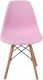 Sada stoličiek s plastovým sedadlom, 2 ks, ružové