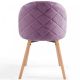 MIADOMODO sada jedálenských stoličiek, fialové, 6 ks