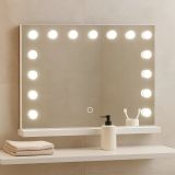 Aquamarin Kúpeľňové LED zrkadlo Hollywood 58 x 43 cm