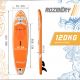 Nafukovací paddleboard 305 cm oranžový + příslušenstvo