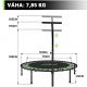 Physionics Fitness trampolína- 101 cm, modrá