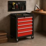 TIMBERTECH vozík na kolieskach, 5 zásuviek s vložkami