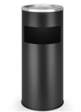 JAGO Odpadkový kôš s popolníkom, 17 l, čierny