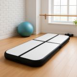 Physionics Airtrack nafukovacia žinenka, 3 m, čierna