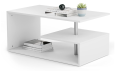 Konferenčný stolík, 90 x 50 x 41 cm, biela