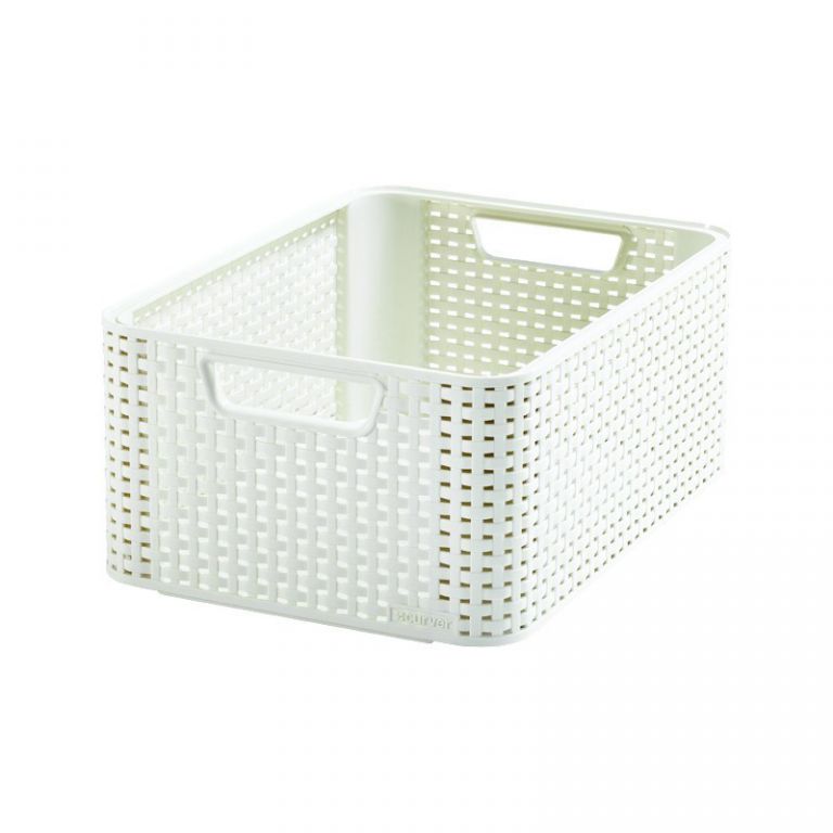 Obrázok CURVER - Úložný box Rattan Style2 - M - krémová