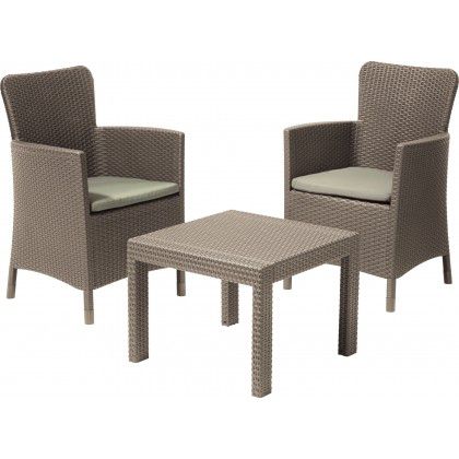 Obrázok ALLIBERT /219451/ BALKONOVY SET SALVADOR CAPPUCCINO + SAND BEIGE