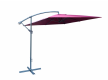 Štvorcový slnečník 8080 bočný bordó 270 x 270 cm