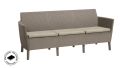 Záhradný polyratanový set SALEMO 3 seater - cappucino