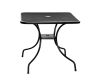 Záhradný kovový stôl ZWMT-80 - štvorec 80 x 80 cm