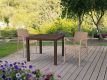 Záhradný stôl MELODY QUARTET hnedý