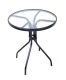 Záhradný stôl so sklenenou doskou ZWT-03 ø 60 cm