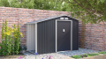 Záhradný domček LUKE A, 195 x 278 x 127 cm, sivý