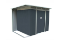 Záhradný domček CHESTER A, 184 x 257 x 142 cm, sivý