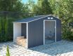 Záhradný domček LUKE B, 202 x 342 x 191 cm, kov