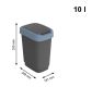 Odpadkový kôš Twist, 10 l, modrý